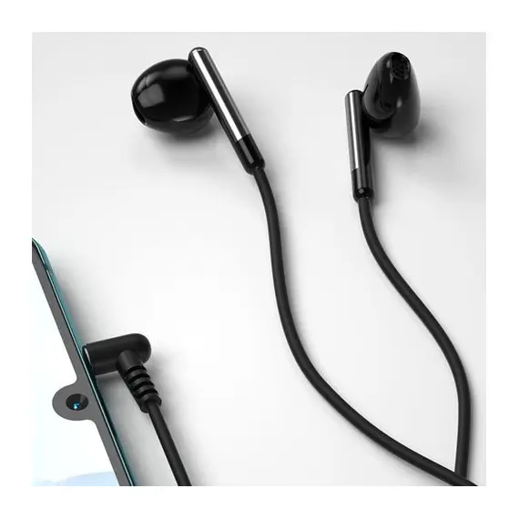 6 - XO earphones, EP30 music earphone, Black