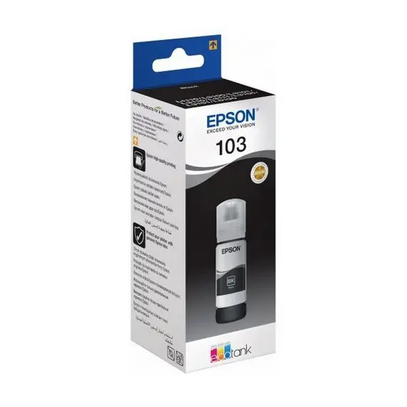 3 - Ink Barva for Epson 103 BK black 100gr OneKey compatible