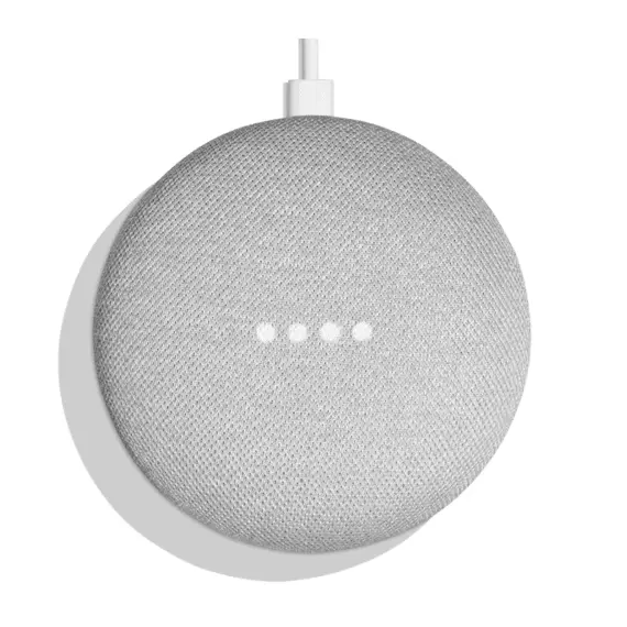 2 - Google Nest Mini (2nd gen) Chalk, Smart speaker