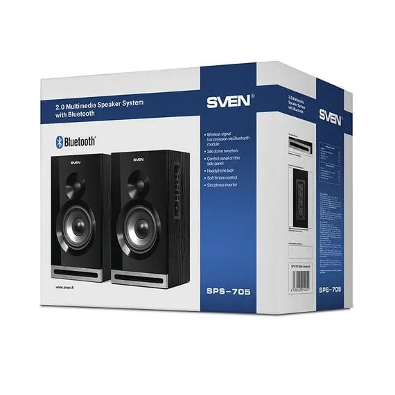 3 - Speakers SVEN "SPS-705" Black, 40w, Bluetooth