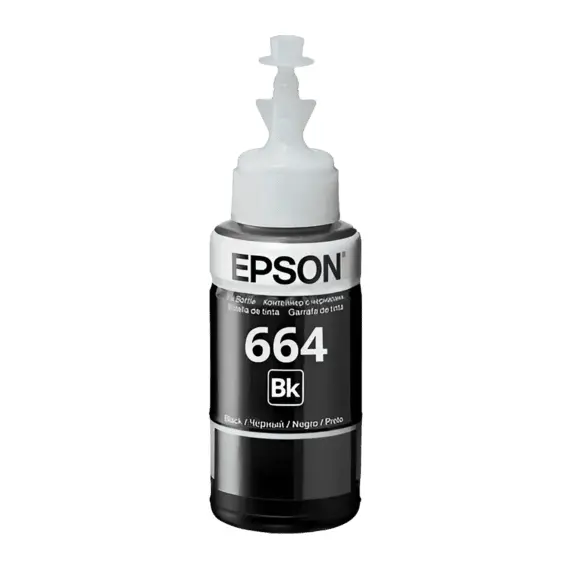 3 - Ink Epson C13T66414A black bottle 70ml