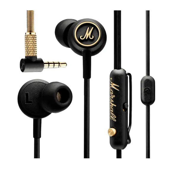 7 - Marshall MODE EQ Earphones - Black/Gold