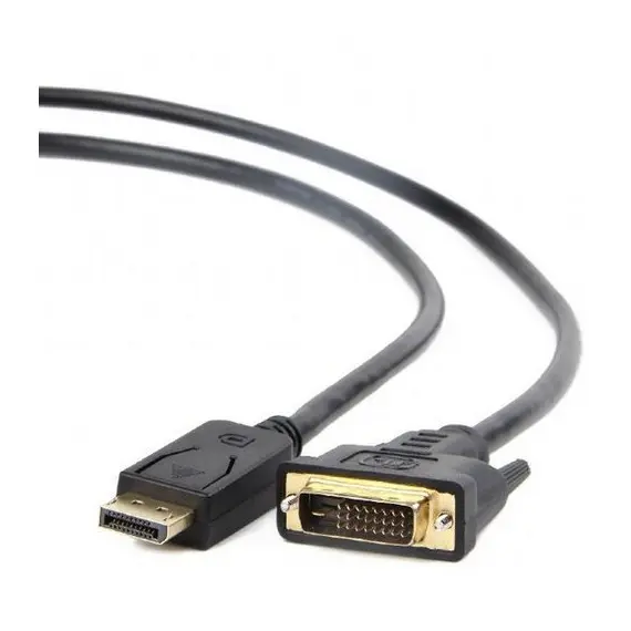 4 - Cable DP to DVI 1.0m, Cablexpert, "CC-DPM-DVIM-1M", Black