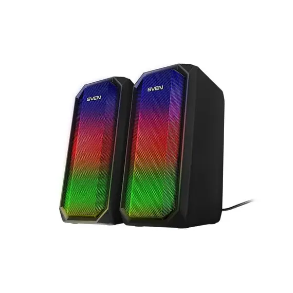 Speakers SVEN "420" Black, 10w, USB power / DC 5V, RGB Light 18491