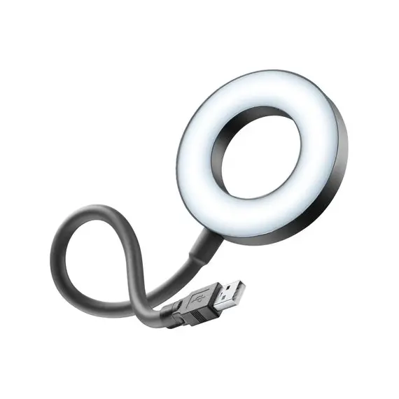 4 - Cellularline LED USB Lamp, Ring, Black