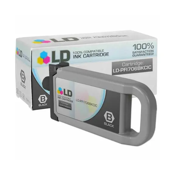 3 - Ink Cartridge Canon PFI-706B, Black, 700ml for iPF84xx & iPF94xx series