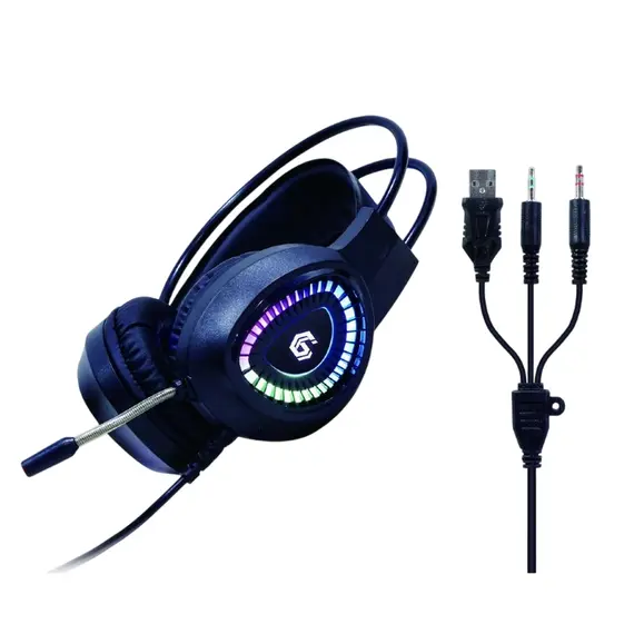 4 - Gaming Keyboard & Mouse & Mouse Pad & Headset Gembird GGS-UMGL4-01,...