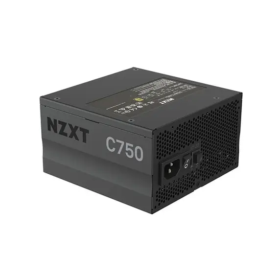 12 - Power Supply ATX 750W NZXT C750, 80+ Gold, 135 mm fan, Zero RPM Fan...