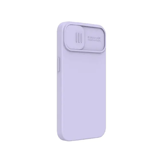 5 - Nillkin Apple iPhone 13, CamShield Silky Silicone Case, Misty Purple