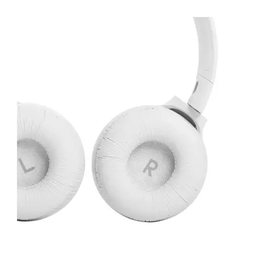 4 - Headphones Bluetooth JBL T510BT, White, On-ear