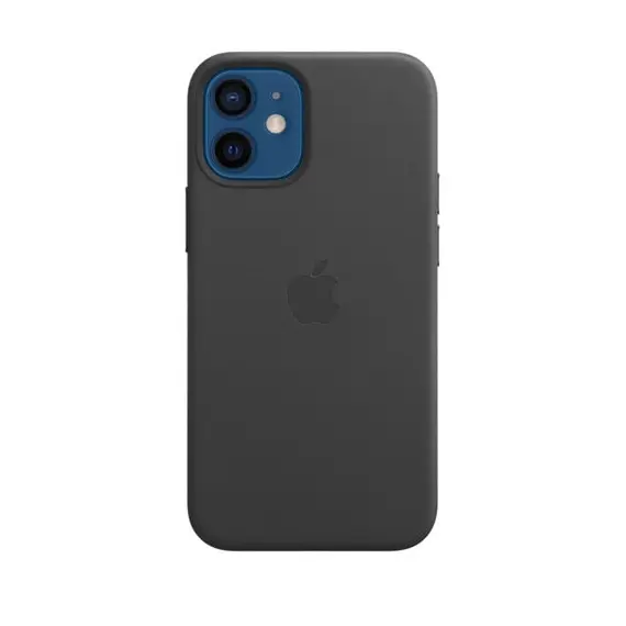 5 - Original iPhone 12 mini Leather Case with MagSafe, Black
