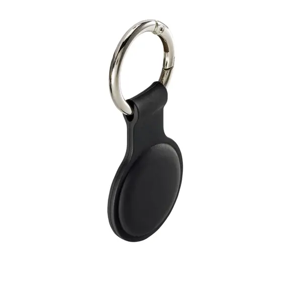 3 - Husa Hama Apple Airtag Fantastic Feel Silikon-Look Black (215626)