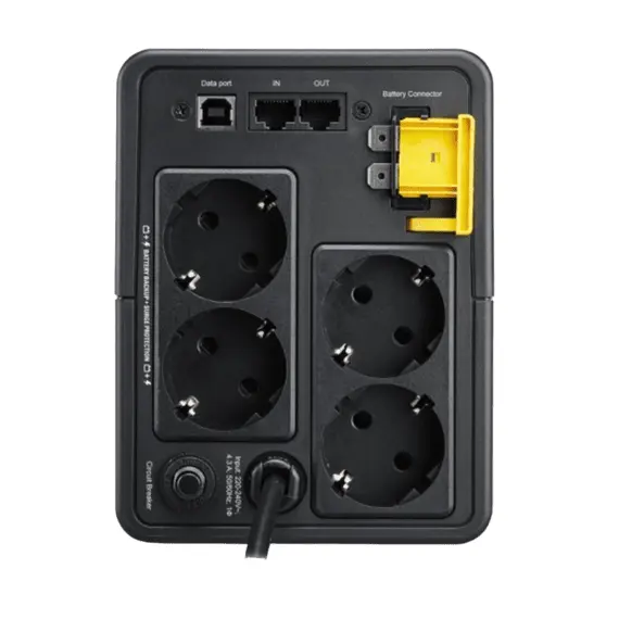 5 - APC BACK-UPS BX950MI 950VA/520W, 230V, AVR, USB, RJ-45, 6*IEC Sockets
