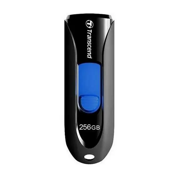 9 - 256GB USB3.1 Flash Drive Transcend "JetFlash 790", Black-Blue,...