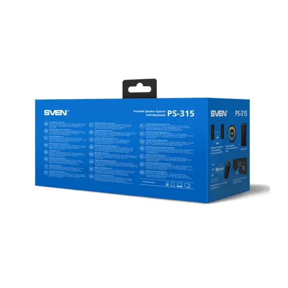 4 - Speakers SVEN "PS-315" 20W, Waterproof (IPx6), TWS, Bluetooth, USB,...