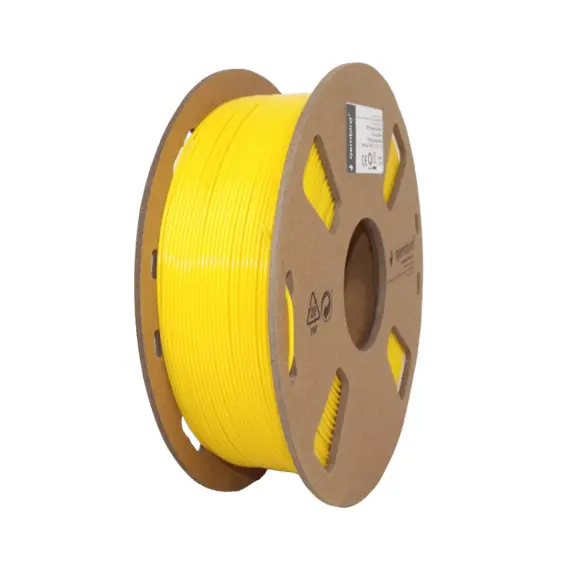 3 - PETG 1.75 mm, Gembird Yellow Filament, 1 kg, 3DP-PETG1.75-01-Y