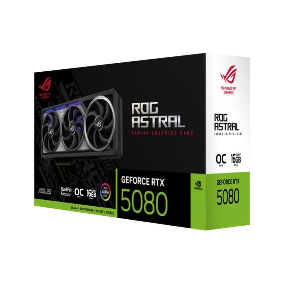 7 - VGA ASUS RTX5080 16GB GDDR7 ROG Astral Gaming...