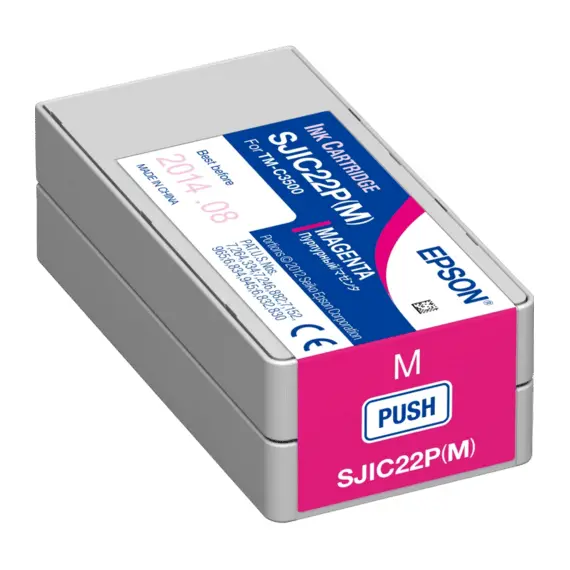 2 - Ink Cartridge Epson SJIC22P(M), for TM-C3500