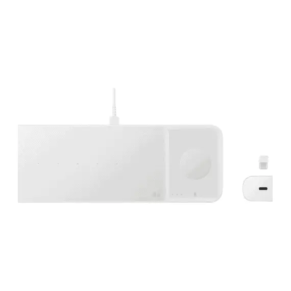 9 - Original Wireless Trio Charger Samsung, White