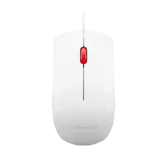 6 - Lenovo Essential USB Mouse White