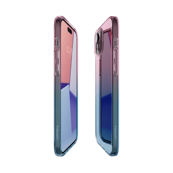10 - Spigen iPhone 15, Liquid Crystal, Gradiation Pink