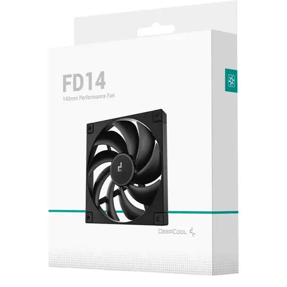 4 - PC Case Fan Deepcool FD14, 140x140x25mm, ≤25.6 dB, 84,8CFM,...