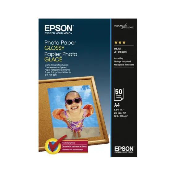 2 - Photo Paper A4 200gr 50 sheets Epson Glossy