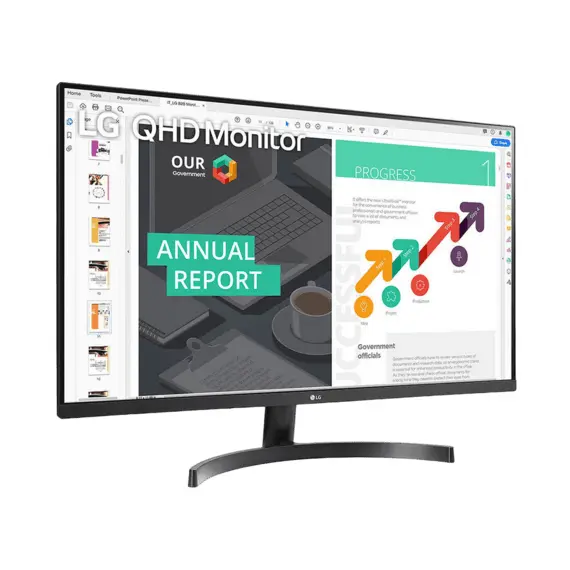 4 - 32" LG 32QN600-B, Black, IPS, 2560x1440, 75Hz, FreeSync, 5ms, 350cd,...