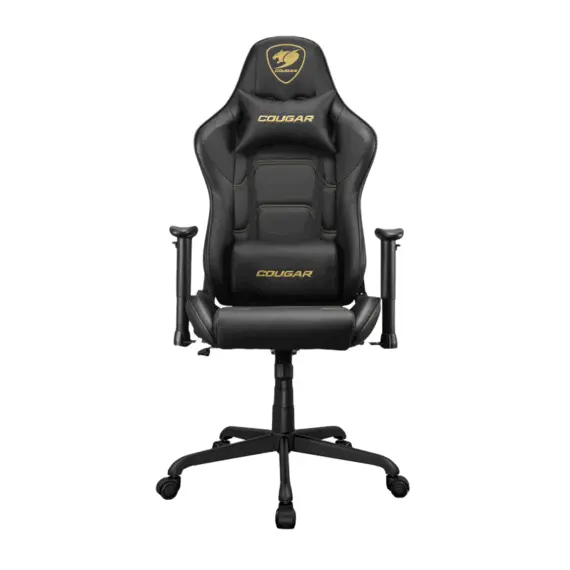 Gaming Chair Cougar ARMOR ELITE Royal Black/Gold, User max load up to 120kg /...