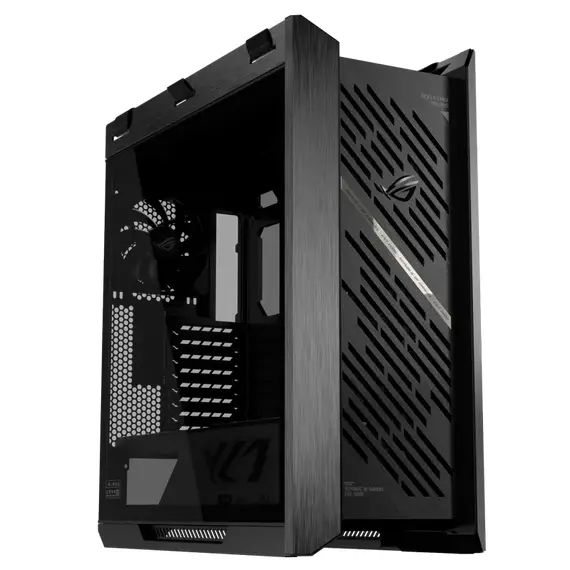 19 - Компьютерный корпус ASUS ROG Strix Helios II GX601S, Midi-Tower, Без бло...