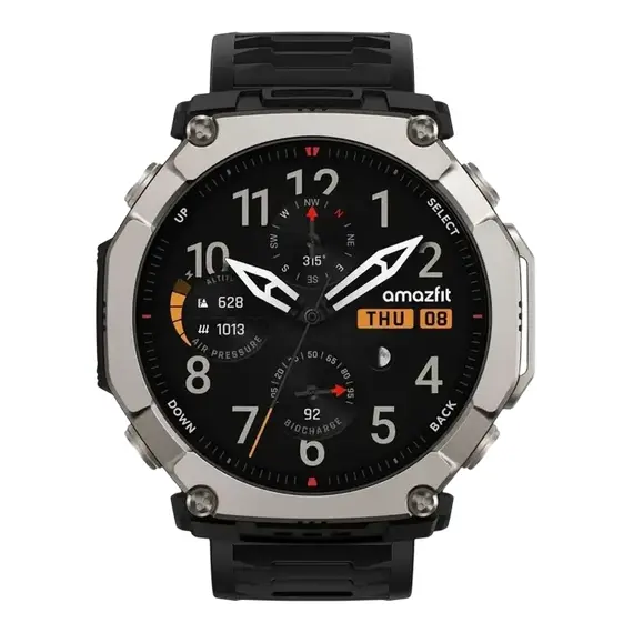 10 - Умные часы Xiaomi Amazfit T-Rex Ultra 2, 51мм, Black Magma