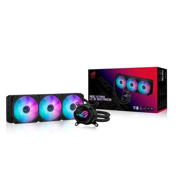 4 - Кулер для процессора ASUS ROG STRIX LC III 360 ARGB