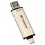 3 - 128GB USB3.1/Type-C Flash Drive Transcend "JetFlash 930C", Gold,...