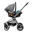 10 - Stroller Kikka Boo 3 in 1 Vicenza Premium, Gray
