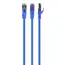 4 - Patch Cord Cat.6/FTP, 2m, Blue, PP6-2M/B, Cablexpert