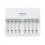 4 - Panasonic "Advanced" Charger 8-pos AA/AAA, BQ-CC63E