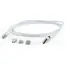 7 - Magnetic cable combo Type-C/Apple/MicroUSB 1.0 m, Silver, Cablexpert,...