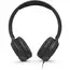 3 - Headphones JBL T500 Black, On-ear.