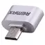 5 - Adapter Remax OTG Micro-USB to USB A, Silver