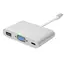 2 - Adapter All-in-One USB3.1 TYPE C to VGA + USB3.0 + TYPE C, APC-631011