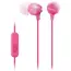 Earphones SONY MDR-EX15AP, Mic on cable, 4pin 3.5mm jack L-shaped, Cable:...