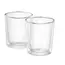 3 - Glass cups DeLongh DLSC318