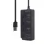 5 - USB 2.0 Hub 4-port with switches, cable 80 cm, Gembird...