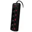 3 - Surge Protector 5 Sockets, 1.8m, Sven "SF-05PL", BLACK,...