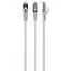 4 - Patch Cord Cat.6/FTP, 0.5m, White, PP6-0.5M/W, Cablexpert