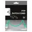 2 - 0.5m, FTP Patch Cord Green, PP22-0.5M/G, Cat.5E, Cablexpert, molded...