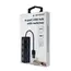 9 - USB 2.0 Hub 4-port with switches, Gembird "UHB-U2P4-05", Black