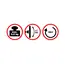 2 - Sono 5.1 Universal Speaker Brackets, White, Reflecta