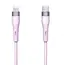Type-C to Lightning Cable Nilkin, Flowspeed, 1.2M, Purple 32918