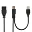 2 - Cable USB, USB 2AM/AF, 0.9 m, USB2.0, Black, Cablexpert,...
